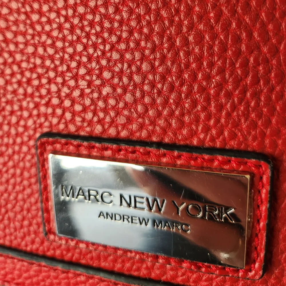 Marc New York Red Studded Crossbody Bag - Picture 16 of 17